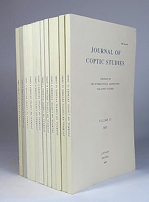 Bild des Verkufers fr Journal of Coptic Studies, I-XII (1-12), (1990-2010). [12 VOLUMES]. zum Verkauf von Librarium of The Hague