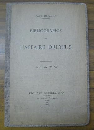 Image du vendeur pour Bibliographie de L Affaire Dreyfus. 728 references. mis en vente par Antiquariat Carl Wegner