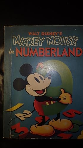 Imagen del vendedor de Mickey Mouse in Numberland Walt Disneys a Very Easy Arithmetic Work Book , Includes Dwarfs, Color the Indians, Mickey Mouse at Work in Garden, Horseshoes Are Lucky, Minnie, Pluto buy Cabbage,Clarabelle Cow ETC Coloring Drawing Cutting Pasting Writing Thi a la venta por Bluff Park Rare Books