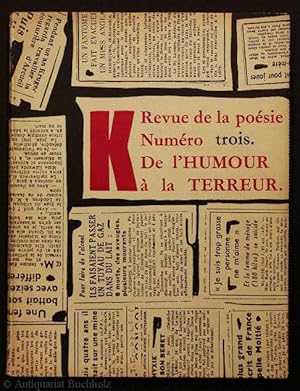 La revue de la poésie. Numéro trois. De l'humour à la terreur. Hommage à Kurt Schwitters