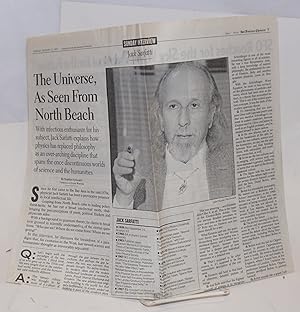 Sunday interview, Jack Sarfatti: The universe as seen from North Beach,* by Stephen Schwartz Chro...
