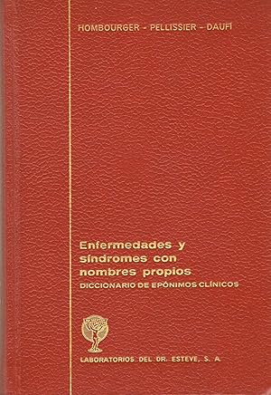 Imagen del vendedor de ENFERMEDADES Y SINDROMES CON NOMBRES PROPIOS :Diccionario de epnimos clinicos a la venta por LA TIENDA DE PACO