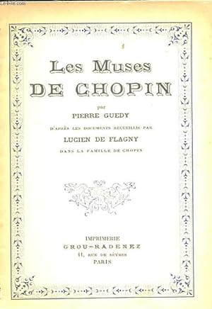 Bild des Verkufers fr LES MUSES DE CHOPIN zum Verkauf von Le-Livre