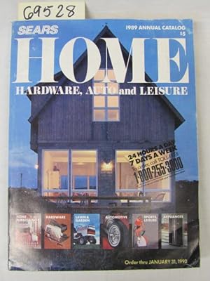Imagen del vendedor de Sears Home Hardware,Auto and Leisure 1989 a la venta por Princeton Antiques Bookshop