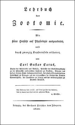 Gesammelte Schriften, Bd. 2: Lehrbuch der Zootomie. Teilband 2. Mit stäter Hinsicht auf Physiolog...