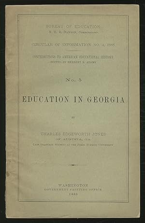 Seller image for Education In GeORGIA for sale by Between the Covers-Rare Books, Inc. ABAA