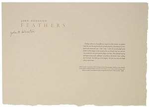Seller image for Feathers (Signed Broadside) for sale by Jeff Hirsch Books, ABAA