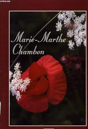 Bild des Verkufers fr MARIE MARTHE CHAMBON zum Verkauf von Le-Livre