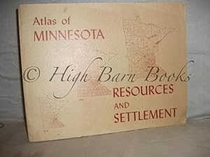 Bild des Verkufers fr Atlas of Minnesota: Resources and Settlement zum Verkauf von High Barn Books