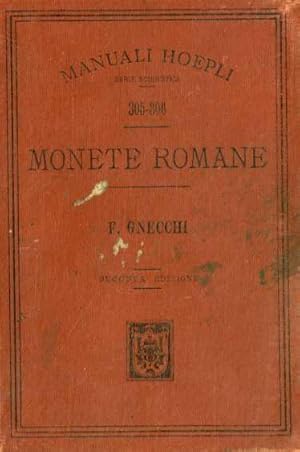 Seller image for Monete romane: manuale elementare.: 2. ed. riv. corretta e ampliata. Manuali Hoepli. for sale by Studio Bibliografico Adige