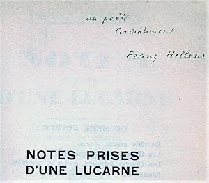 Notes prises d'une lucarne. Edition ornée de 11 dessins inédits d'André Lhote.