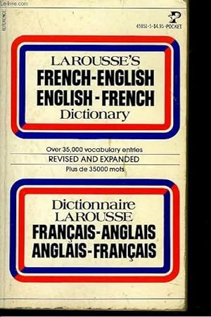 Seller image for DICTIONNAIRE FRANCAIS-ANGLAIS / ANGLAIS-FRANCAIS for sale by Le-Livre