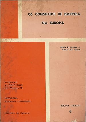 OS CONSELHOS DE EMPRESA NA EUROPA