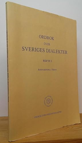 Seller image for Ordbok ver Sveriges Dialekter: Hfte 2, Andvarpning - Arsa for sale by Stephen Peterson, Bookseller