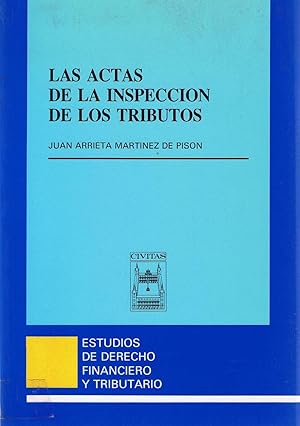 Image du vendeur pour LAS ACTAS DE LA INSPECCIN DE LOS TRIBUTOS mis en vente par Librera Torren de Rueda