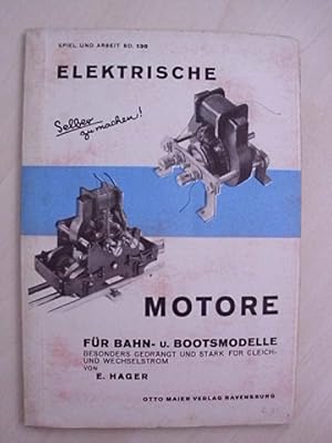 Elektrische Motoren für Modellbahnen und Modellboote.