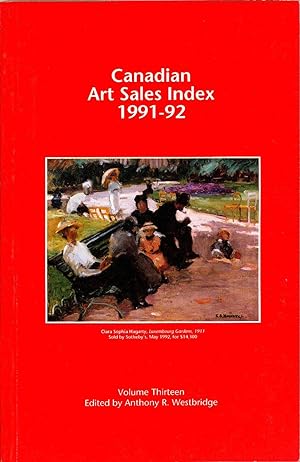 Canadian Art Sales Index 1991-92