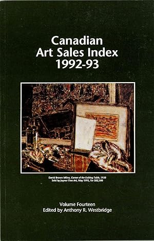 Canadian Art Sales Index 1992-93