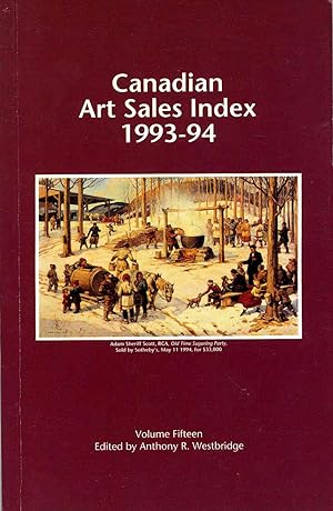 Canadian Art Sales Index 1993-94