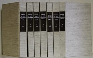 Hrsg. von M. Mayr. Jahrgänge 4, 5, 7, 9, 10, 11, 12 in 7 Bänden.