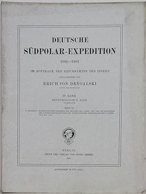 Deutsche Südpolar-Expedition 1901-1903. Band 4, Heft 3 (Meteorologie, II. Band). Meteorologische ...