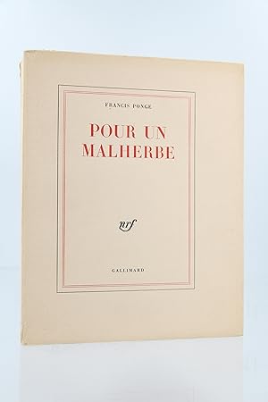 Seller image for Pour un Malherbe for sale by Librairie Le Feu Follet