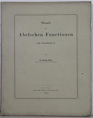 Theorie der Abelschen Functionen vom Geschlecht 3.