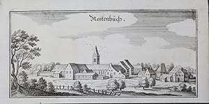 Seller image for Gesamtansicht. Kupferstich von Merian aus Topographia Bavariae, for sale by Antiquariat  Braun