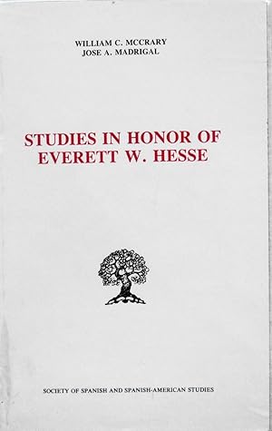 Seller image for Studies in Honor of Everett W. Hesse for sale by School Haus Books