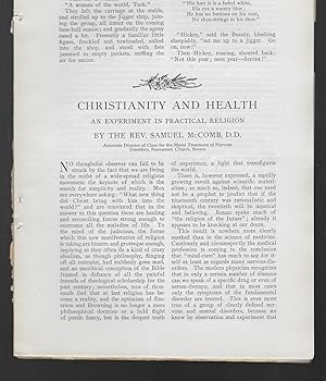 Seller image for Christianity And Health: An Experiment In Practical Religion for sale by Legacy Books II