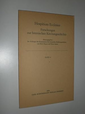 Bild des Verkufers fr Hospitium Ecclesiae. Forschungen zur bremischen Kirchengeschichte. Band 4. zum Verkauf von Stefan Kpper