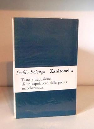 Immagine del venditore per Zanitonella. Introduzione e traduzione di Giorgio Bernardi Perini. venduto da BRIMSTONES