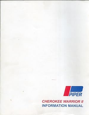 Piper Cherokee Warrior II Information Manual PA-28-161