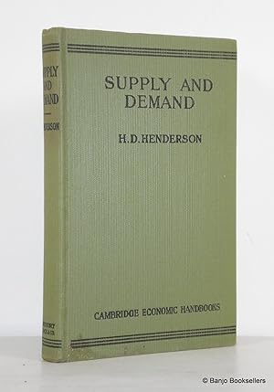 Seller image for Supply and Demand for sale by Banjo Booksellers, IOBA