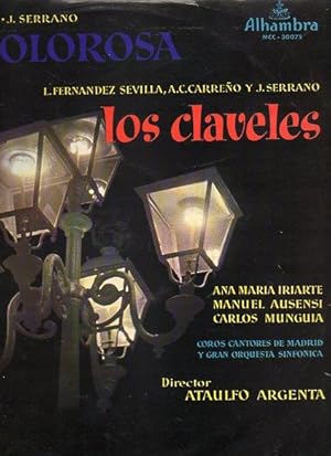 Imagen del vendedor de LA DOLOROSA / LOS CLAVELES. Coros Cantores de Madrid y gGran Orquesta Sinfnica, dirigidos por Ataulfo Argenta. a la venta por angeles sancha libros