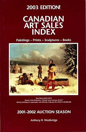 Canadian Art Sales Index 2003 Edition