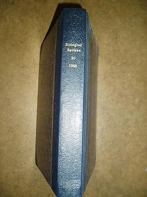 Biological Reviews of the Cambridge Philosophical Society. Volume 30 [1955]