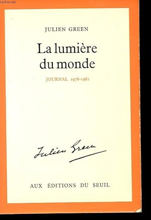 Immagine del venditore per LA LUMIERE DU MONDE 1978-1981 venduto da Le-Livre