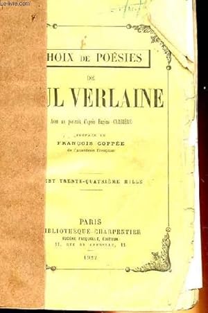Image du vendeur pour CHOIX DE POESIE mis en vente par Le-Livre