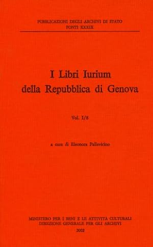 Immagine del venditore per I Libri Iurium della Repubblica di Genova. I/8. venduto da FIRENZELIBRI SRL