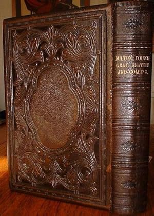 Seller image for MILTON: Paradise Lost; Paradise Regained; Samson Agonistes; Comus; etc. The American Standard Edition of the British Poets. Philadelphia, 1857. FULL LEATHER BINDING. for sale by Ely Books