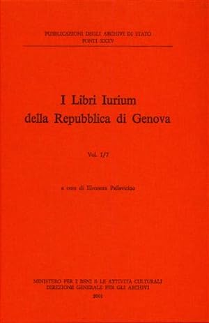 Bild des Verkufers fr I Libri Iurium della Repubblica di Genova. I/7. zum Verkauf von FIRENZELIBRI SRL