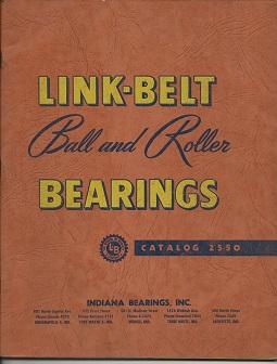 Link-Belt Ball and Roller Bearings Catalog 2550