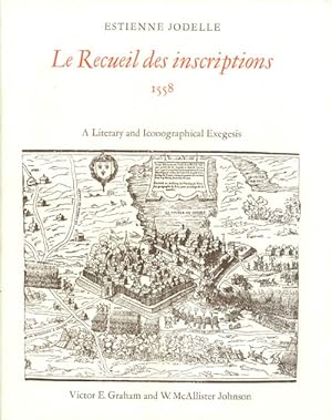 Seller image for Le Recueil des inscriptions, 1558 : A Literary and Iconographical Exegesis for sale by The Haunted Bookshop, LLC