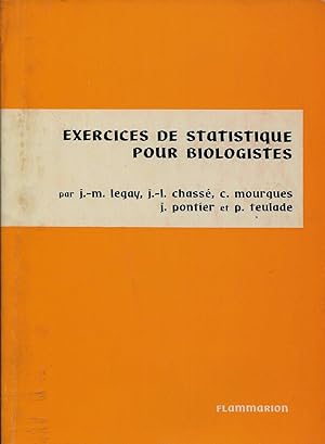 Image du vendeur pour Exercices de statistique pour biologistes mis en vente par Sylvain Par
