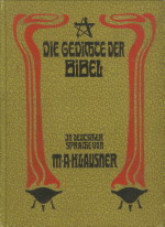 Die Gedichte der Bibel in deutscher Sprache. III. Teil