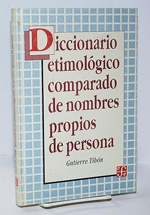 Imagen del vendedor de Diccionario Etimolgico Comparado de Nombres Propios de Persona a la venta por Bolerium Books Inc.