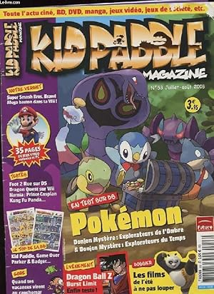 Image du vendeur pour KID PADDLE MAGAZINE N53 JUILLET-AOUT 2008. EN TEST SUR DS POKEMEON. DONJON MYSTERE: EXPLORATEURS DE L'OMBRE ET DONJON MYSTERE: EXPLORATEURS DU TEMPS. DRAGON BALL Z BURST LIMIT ENFIN TESTE. FOOT DE RUE SUR DS. DRAGON QUEST SUR WII. . mis en vente par Le-Livre