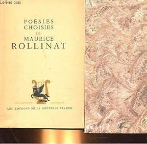 Bild des Verkufers fr POESIES CHOISIES DE MAURICE ROLLINAT zum Verkauf von Le-Livre