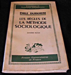 Bild des Verkufers fr Les Rgles de la mthode sociologique zum Verkauf von Abraxas-libris